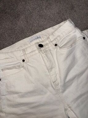 LOFT Off-White Denim Jeans